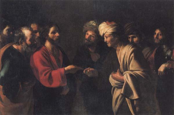MANFREDI, Bartolomeo Tribute to Caesar France oil painting art